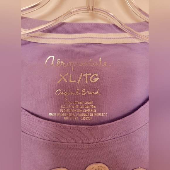 Aeropostale lavander t-shirt - Picture 3 of 3